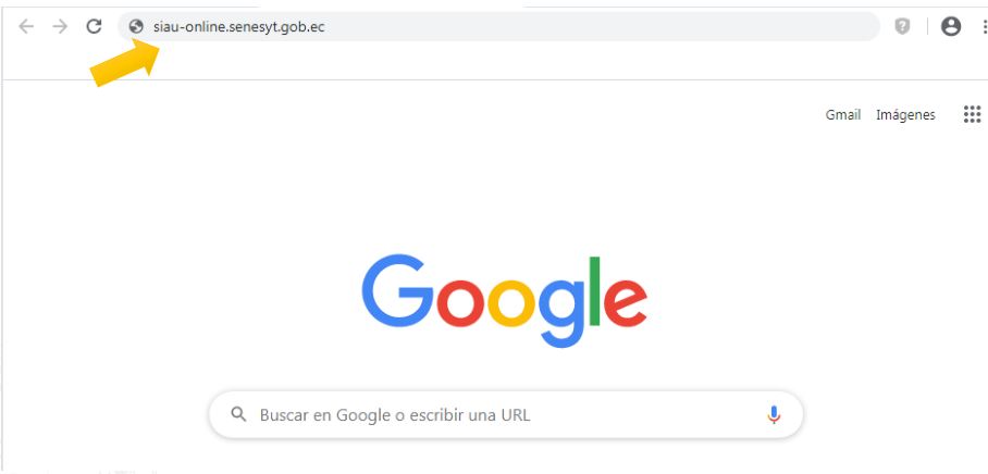pagina de inicio
