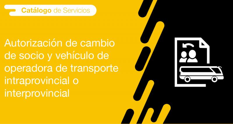 Autorizacion De Cambio De Socio Y Vehiculo De Operadora De Transporte Intraprovincial O Interprovincial Ecuador Guia Oficial De Tramites Y Servicios