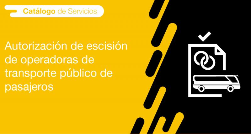 El usuario requirente puede solicitar en la ANT la autorización de escisión de operadoras de transporte público de pasajeros