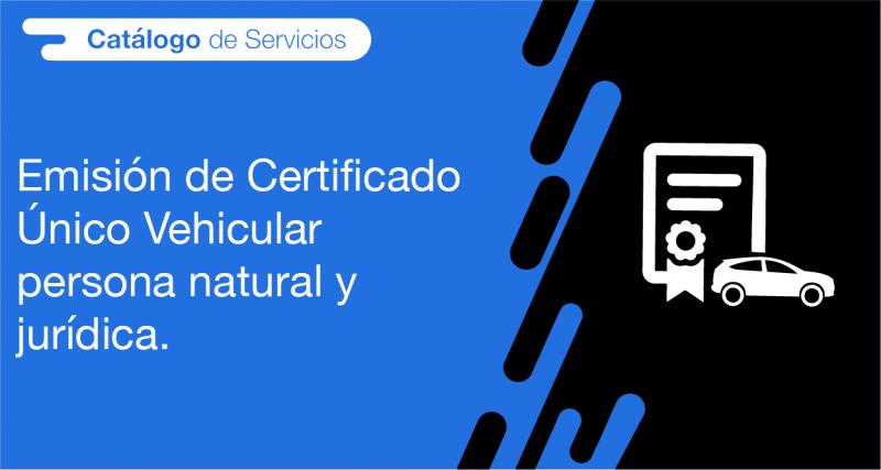El usuario requirente puede solicitar en la ANT la emisión de Certificado Único Vehicular persona natural y jurídica