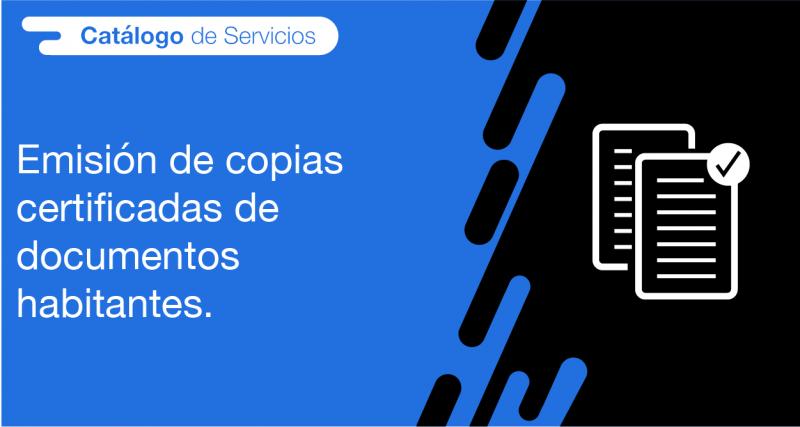 El usuario requirente puede solicitar en la ANT la emisión de copias certificadas de documentos hablitantes