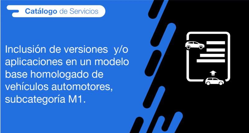 El usuario requirente puede solicitar a la ANT la Inclusión de versiones y/o aplicaciones en un modelo base homologado de vehículos automotores, subcategoría M1