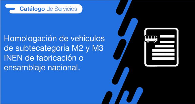 El usuario requirente puede solicitar en la ANT la homologación de vehículos de subtecategoría M2 y M3 INEN de fabricación o ensamblaje nacional