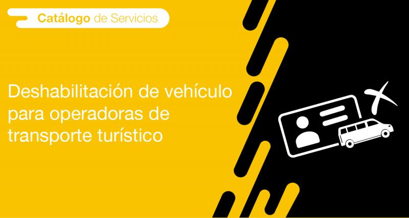 El usuario requirente puede solicitar en la ANT la deshabilitación de vehículo para operadoras de transporte turístico