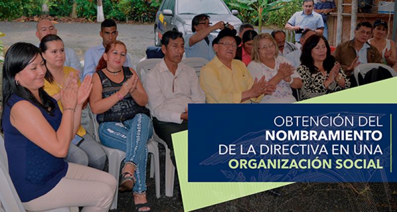 Registro de Directiva de organizacióne sociales