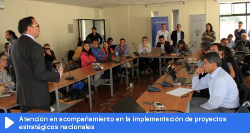 Atención en acompañamiento en la implementación de proyectos estratégicos