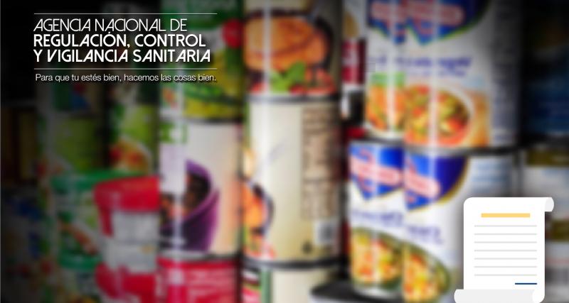 Inscripción de Notificación Sanitaria de Alimentos