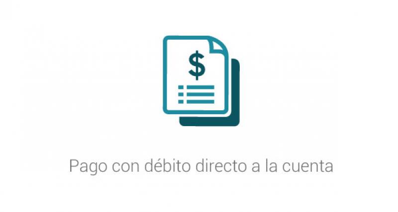 Pago con débito directo a la cuenta