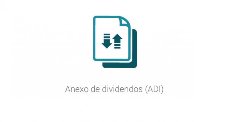 Anexo de Dividendos (ADI)