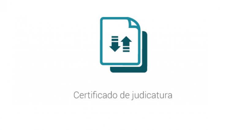 Certificado de judicatura