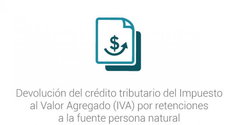 Devolución del crédito tributario del Impuesto al Valor Agregado (IVA) por retenciones a la fuente persona natural