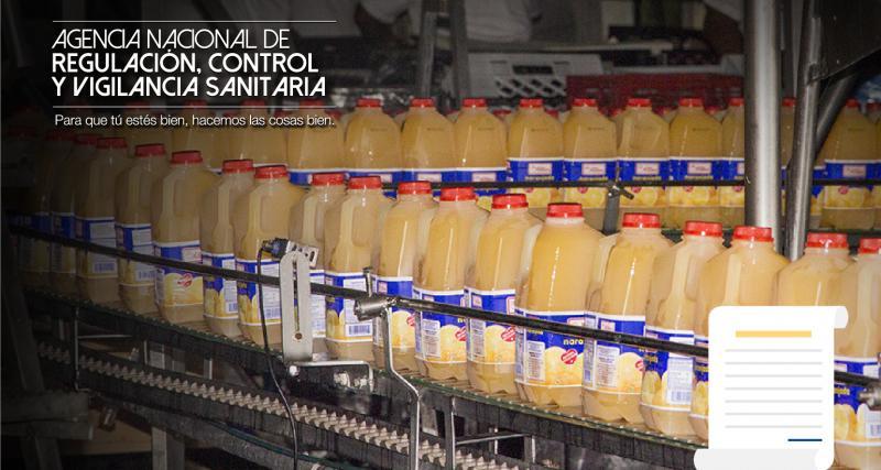 Modificación de productos alimenticios certificados por línea de producción en Buenas Prácticas de Manufactura de Fabricación Extranjera