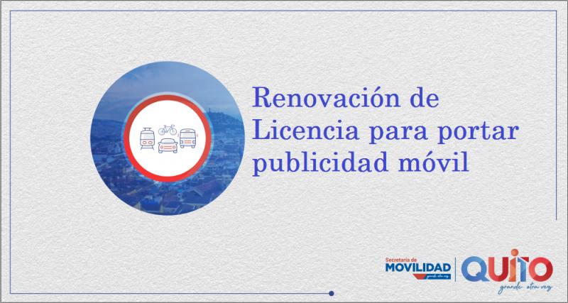 renovación licencia de publicidad