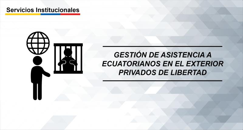 Gestión de asistencia a ecuatorianos en el exterior privados de libertad.
