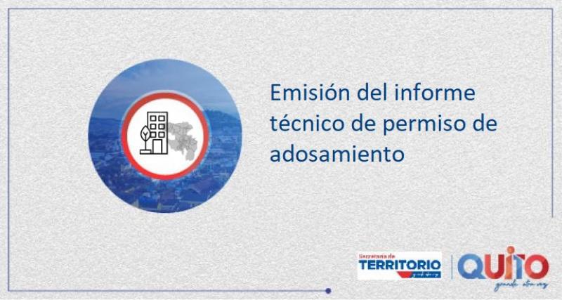 Informe técnico de permiso de adosamiento