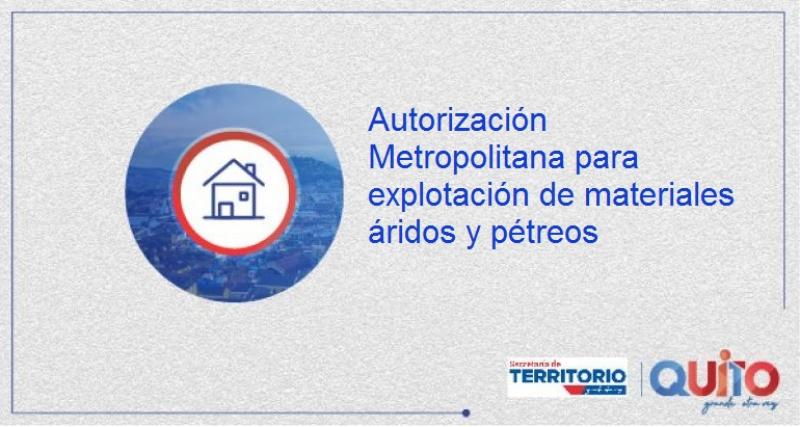 explotación de materiales áridos y pétreos