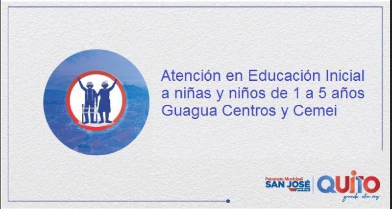 Atencion En Educacion Inicial A Ninas Y Ninos De 1 A 5 Anos