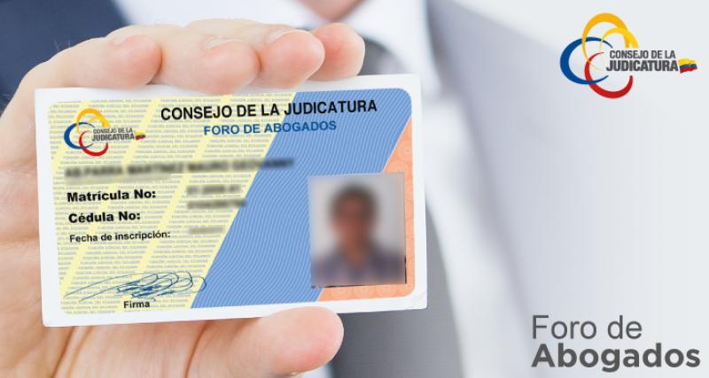 Credencial Foro de Abogados