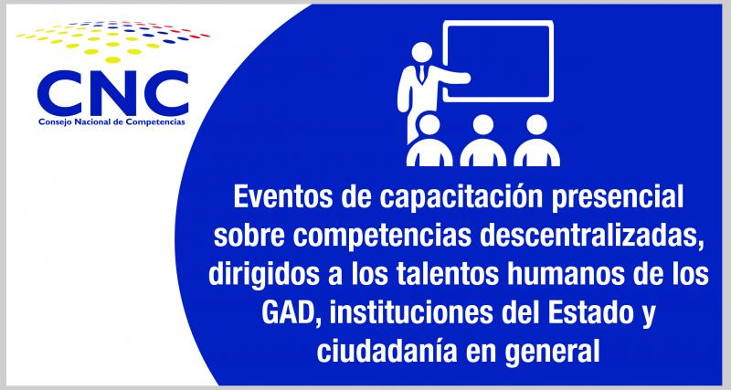 Capacitación sobre competencias descentralizadas