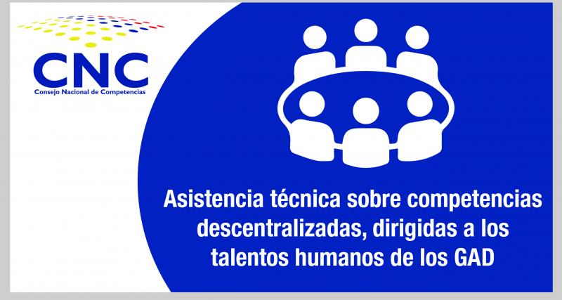 Requerimiento de asistencia técnica  sobre competencias descentralizadas.