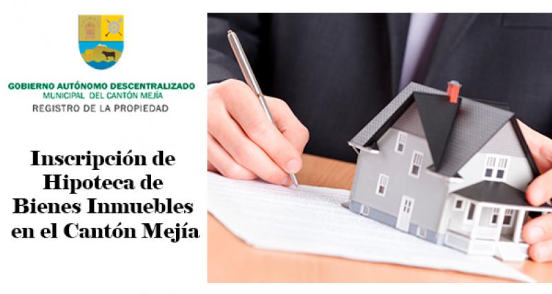 INSCRIPCION DE HIPOTECA