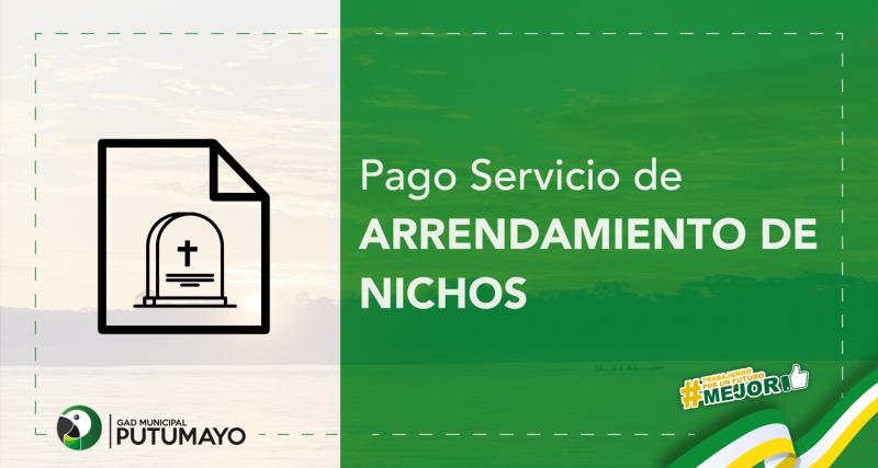 Pago Servicio de Arrendamiento de Nichos