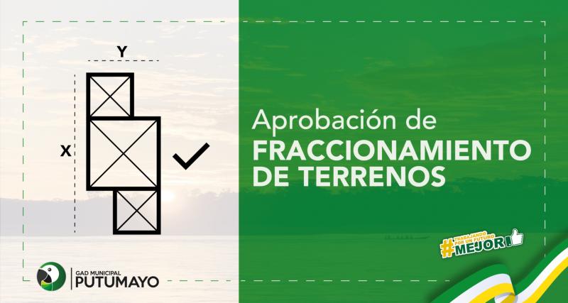 Fraccionamiento de Terreno