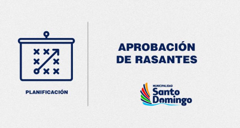 Emisión de aprobación de rasantes