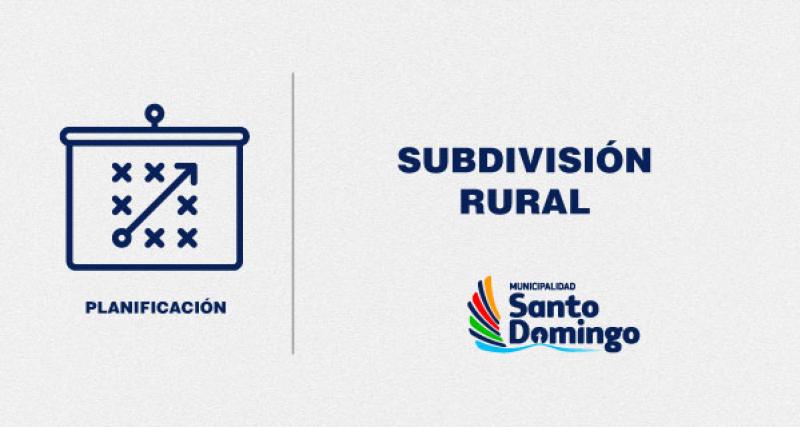 SUBDIVISIÓN RURAL