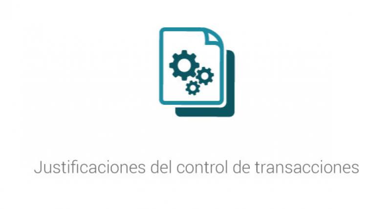 Justificaciones del control de transacciones