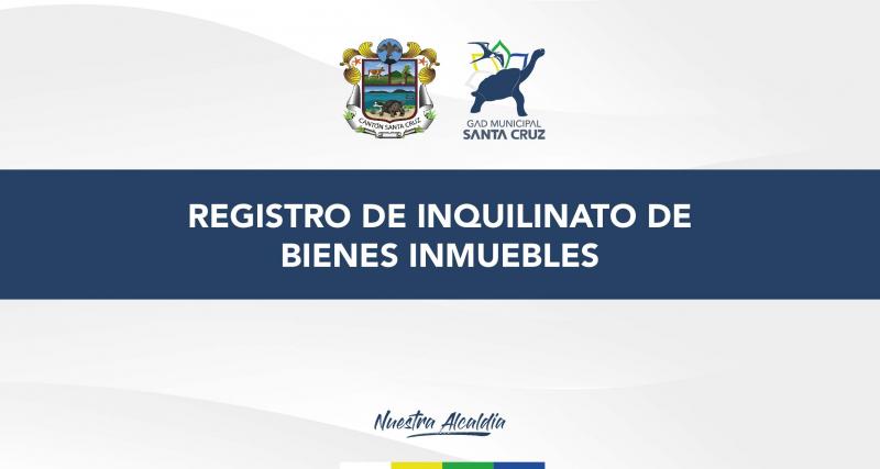 Registro de inquilinato de bienes inmuebles