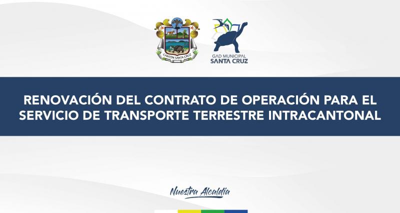 Renovación del contrato de operación 