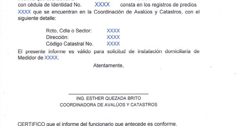 Certificado de Constar en los Registros