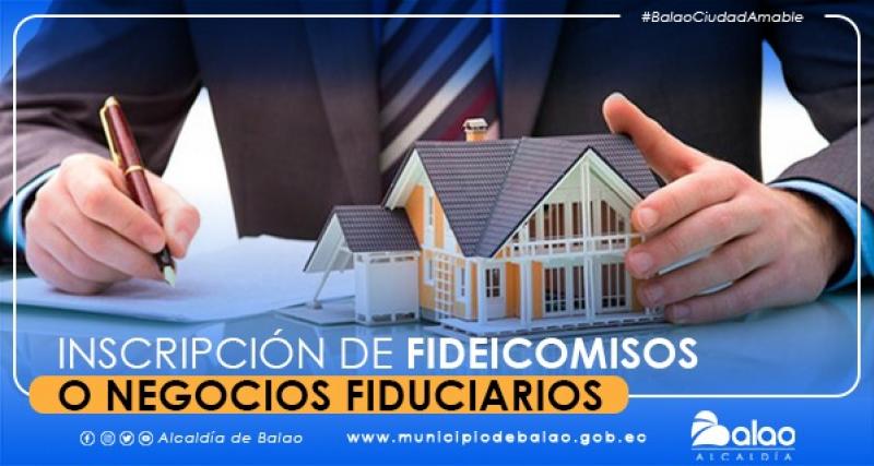 Fideicomisos o Negocios Fiduciarios