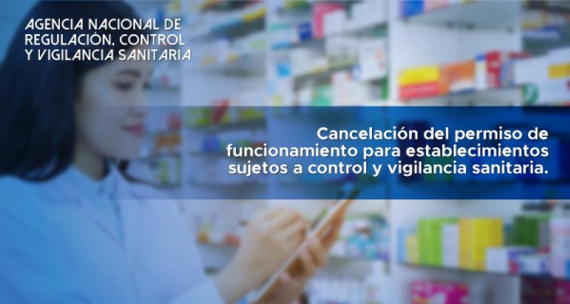 Cancelación del Permiso de Funcionamiento