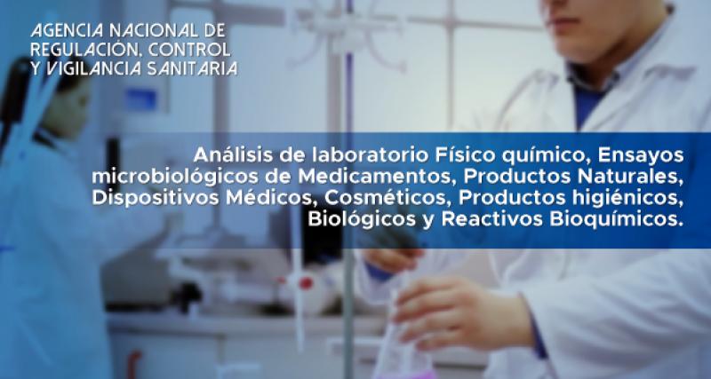 Análisis de laboratorio físico químico, ensayos microbiológicos de medicamentos