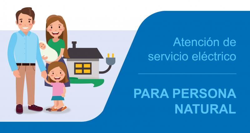 Atención de servicio eléctrico para persona natural