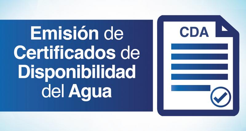 Emisión de certificado de disponibilidad del agua para el proceso de autorización de uso y/o aprovechamiento del agua