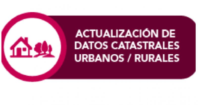 Actualización de datos catastrales urbanos/rurales