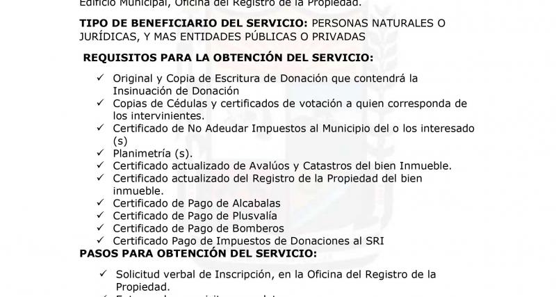 DONACION