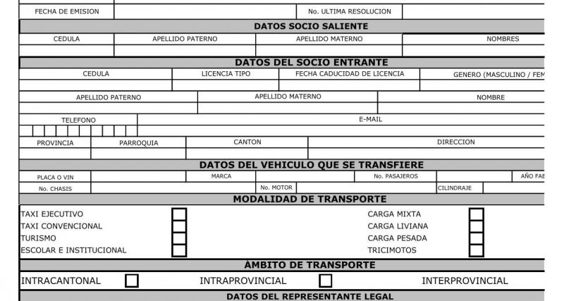 Resolución Adenda para cambio de socio - Unidad Municipal de Tránsito del Gobierno Autónomo Descentralizado Municipal de General Antonio Elizalde (Bucay)