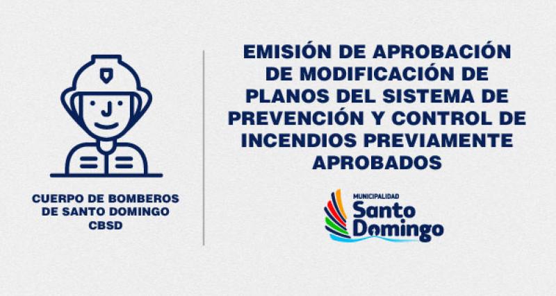 MODIFICACIÓN DE PLANOS DEL SISTEMA DE PREVENCIÓN Y CONTROL DE INCENDIOS