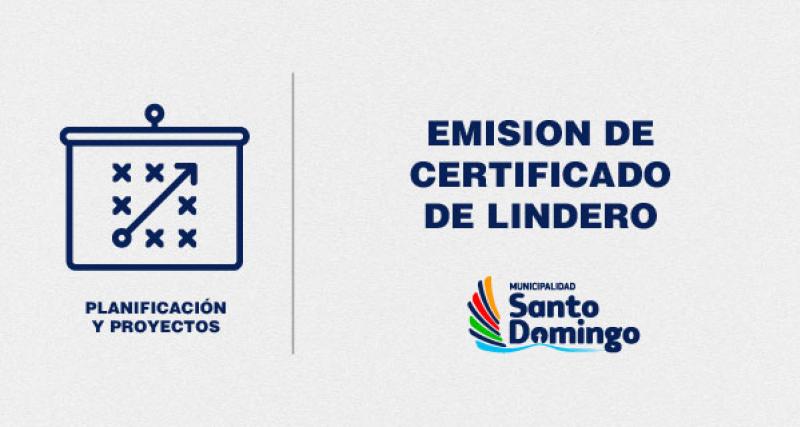 CERTIFICADO DE LINDERO