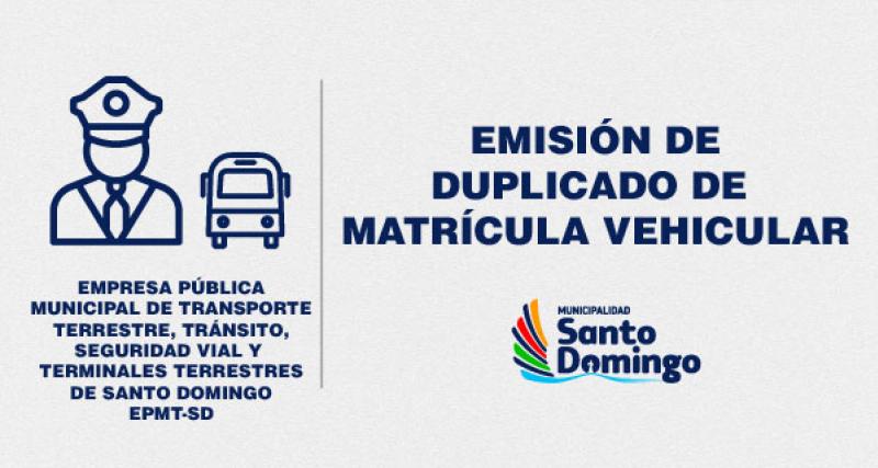  DUPLICADO DE MATRICULA