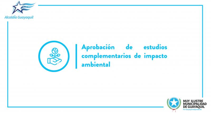 Aprobación de estudios complementarios de impacto ambiental