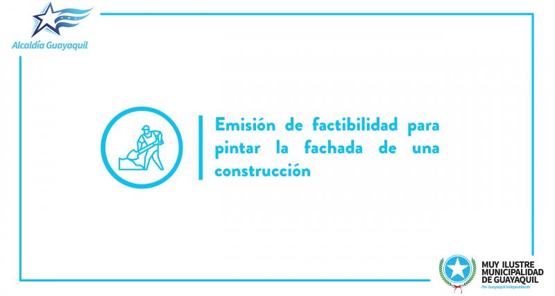 Emisión de factibilidad para pintar la fachada de una construcción