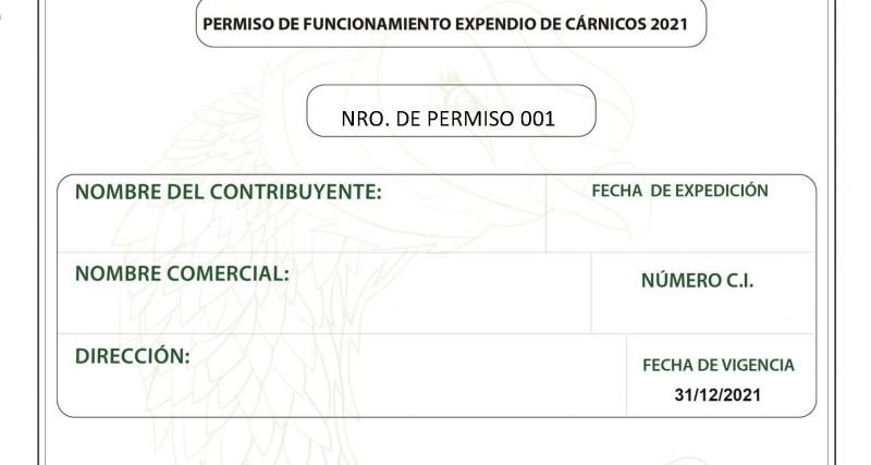 Emisión de Permiso de funcionamiento para el expendio de productos y ...