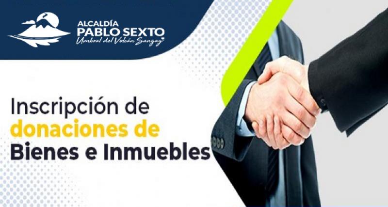  Inscripción de Donación de Bienes Inmuebles