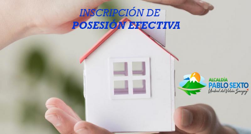  Inscripción de Posesión Efectiva