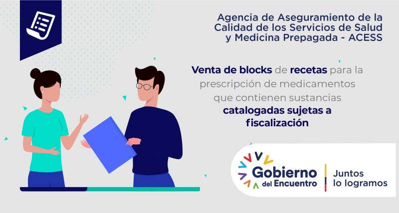 Abastecimiento de blocks de recetas para la prescripción de medicamentos  que contienen sustancias catalogadas sujetas a fiscalización | Ecuador -  Guía Oficial de Trámites y Servicios